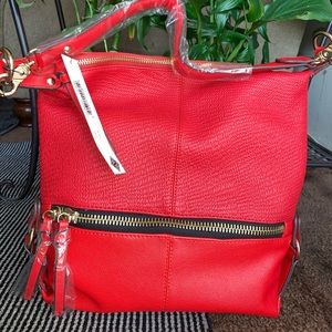 Sondra Roberts red bag